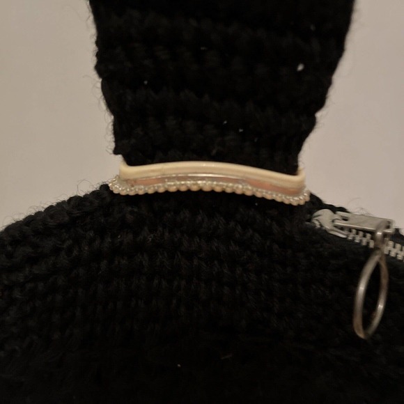 Crocheted Purse/ Bag. Circle Pattern Boho Style. Lined. - Picture 2 of 4